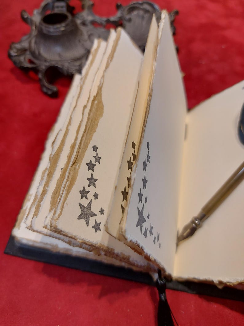 Black Vegan Friendly Book of Spells. Witch, Gothic Grimoire gift image 8