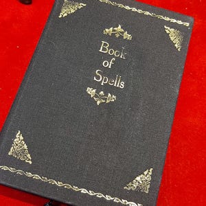 Black Vegan Friendly Book of Spells. Witch, Gothic Grimoire gift image 16