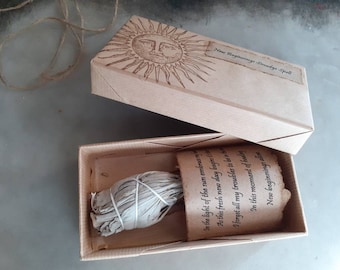 New Beginnings Smudge (sun) Spell Gift for New Home or Good Luck