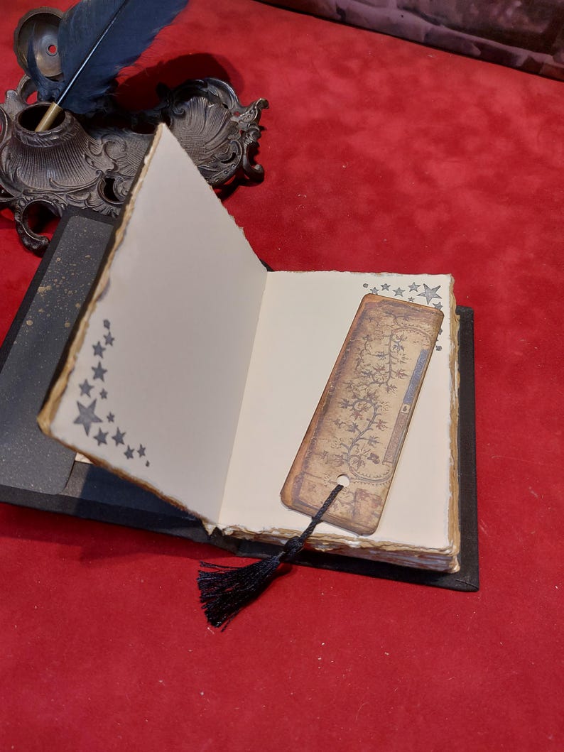 Black Vegan Friendly Book of Spells. Witch, Gothic Grimoire gift image 14