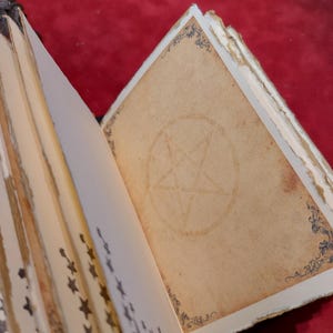 Black Vegan Friendly Book of Spells. Witch, Gothic Grimoire gift image 9