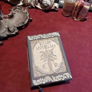 Hexen Apotheker Zeitschrift | Hexe Geschenk | Vegan freundlich |Handgemachtes Zauberbuch