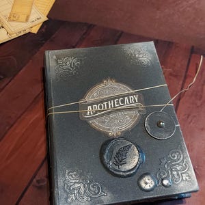 Hexen Apotheker Zeitschrift | Hexe Geschenk | Vegan freundlich |Handgemachtes Zauberbuch