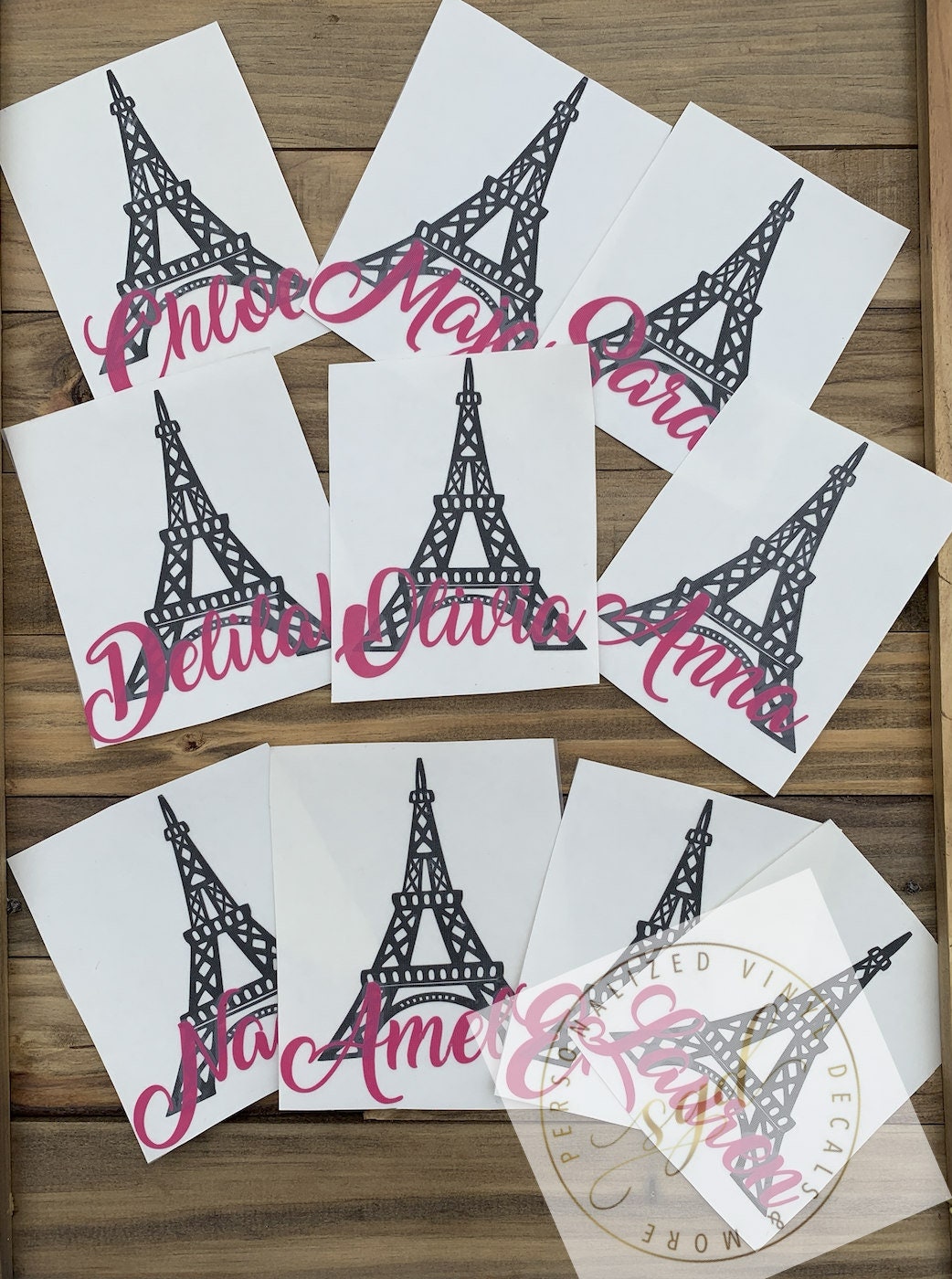 Eiffel Tower Decal |Paris Decal  Decal|Paris Name Decal|Car Decal|Yet…