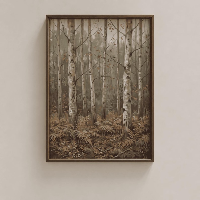Vintage Woodland Animal Gallery Wall Set | Moody Autumn Fall Forest Art ...
