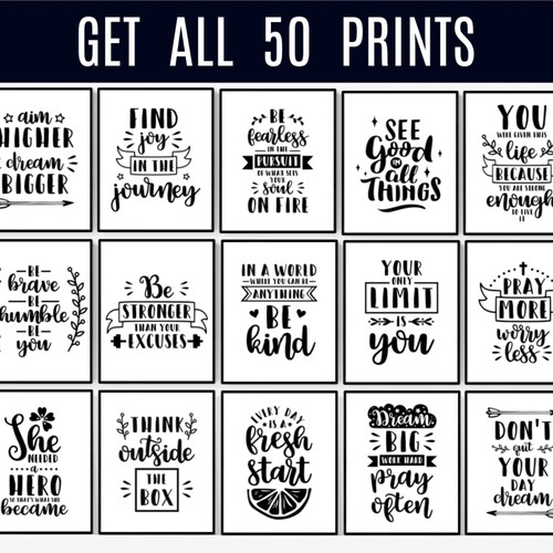 Positive Quote Print Today is A Good Day to Have A Good Day | Etsy
