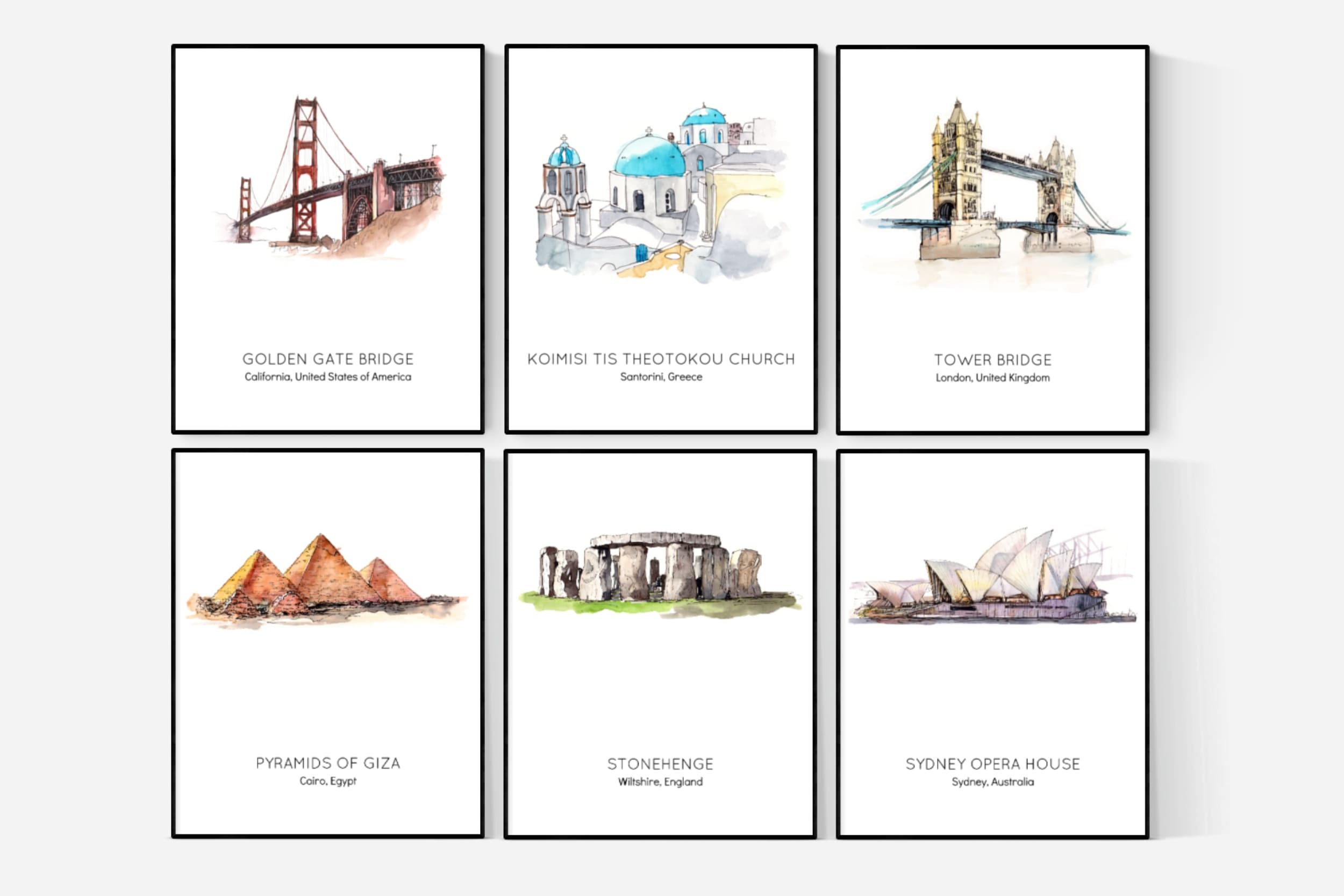 travel adventure wall prints