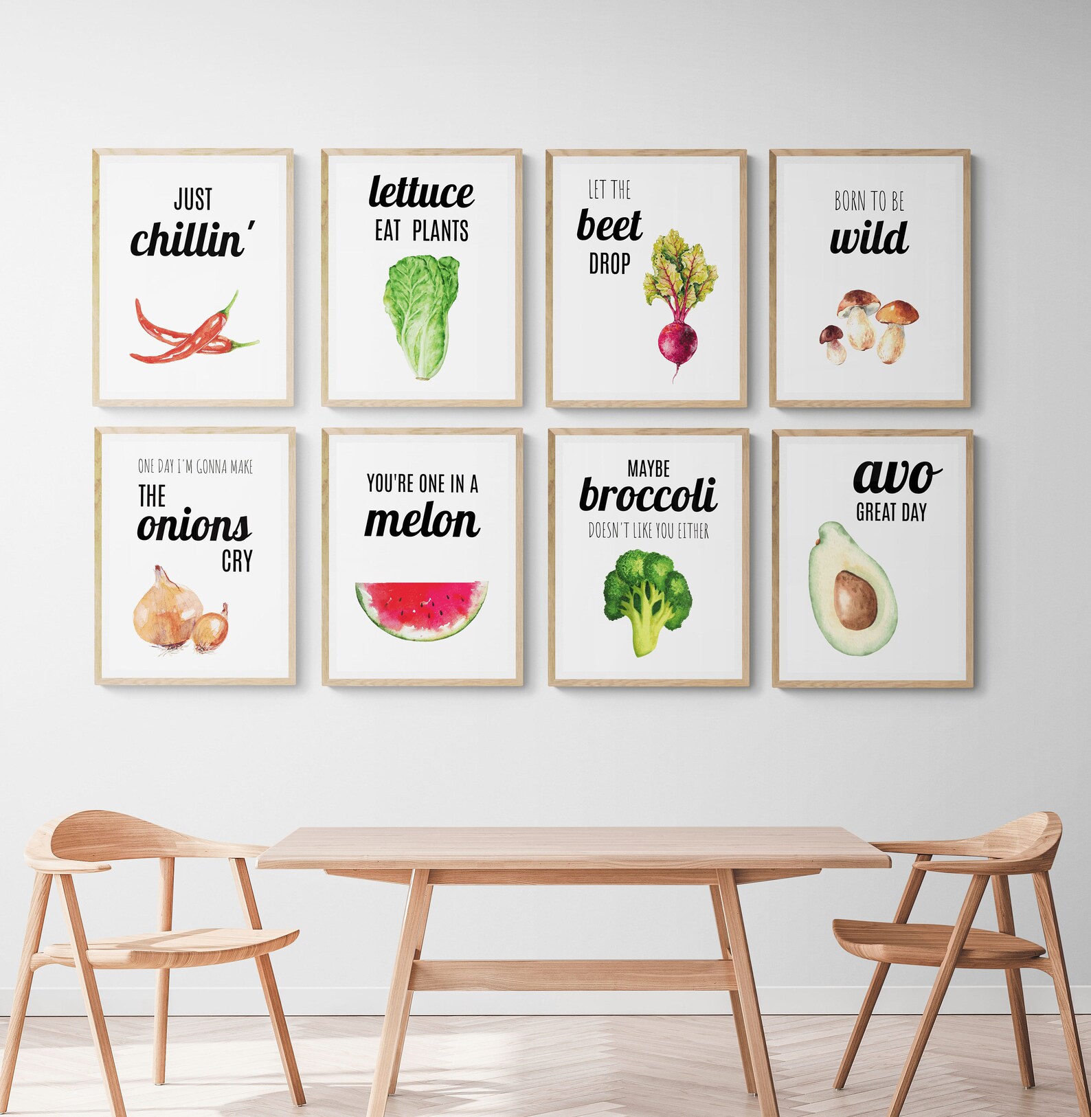 Funny Kitchen Wall Decor Kitchen Wall Art Kitchen Utensils Etsy