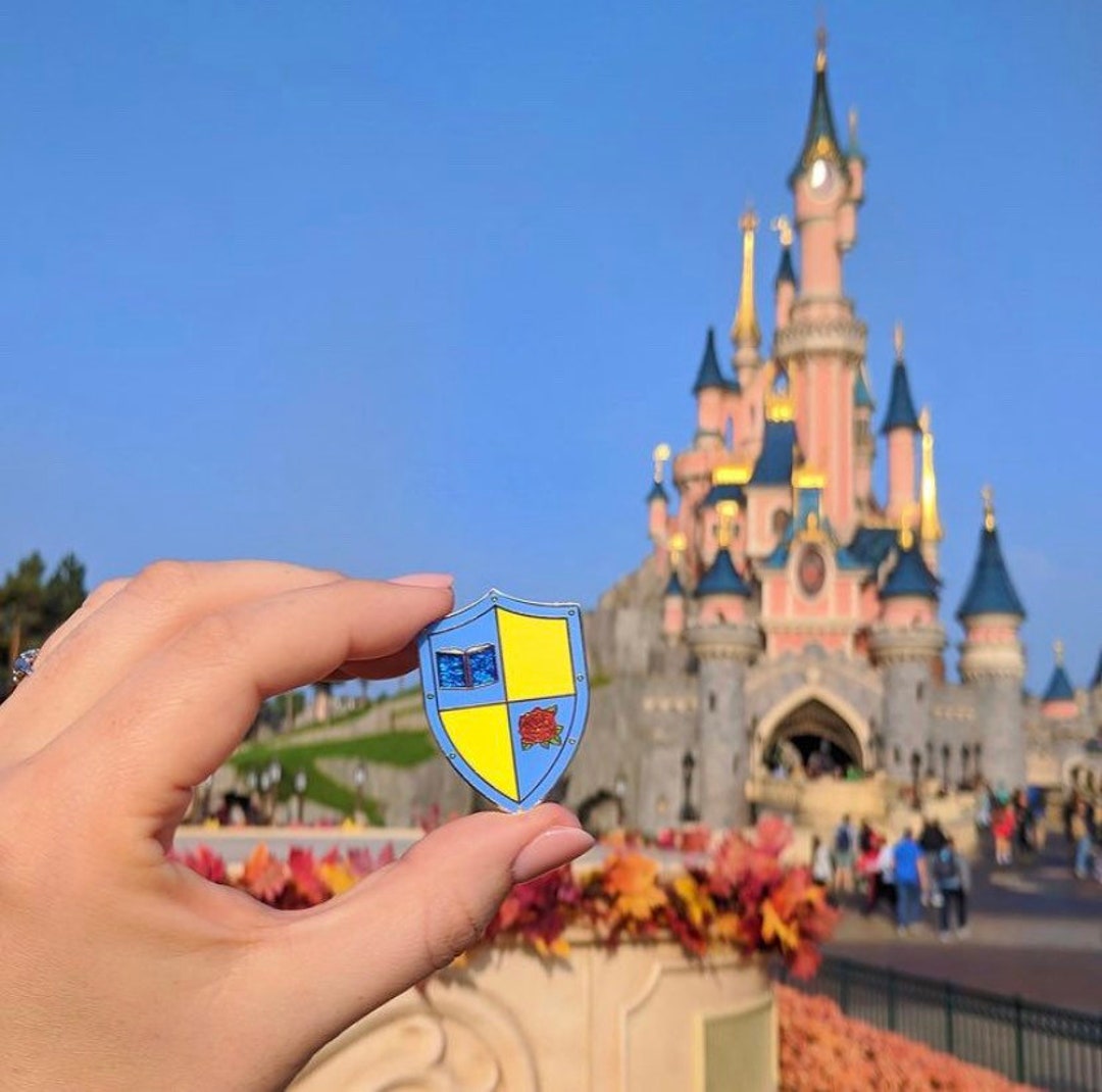 Storybook Crest Fantasy Pin Disney Fantasy Pin Beauty Etsy