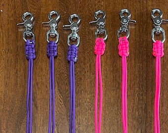 Set of Three Paracord Dog Grooming Loops
