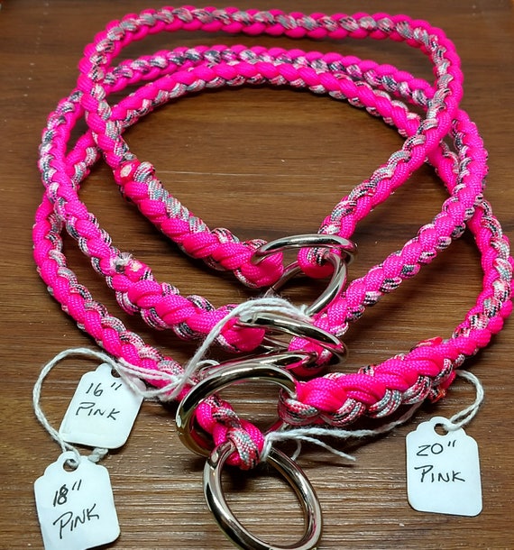 Camo paracord dog collar hot sale