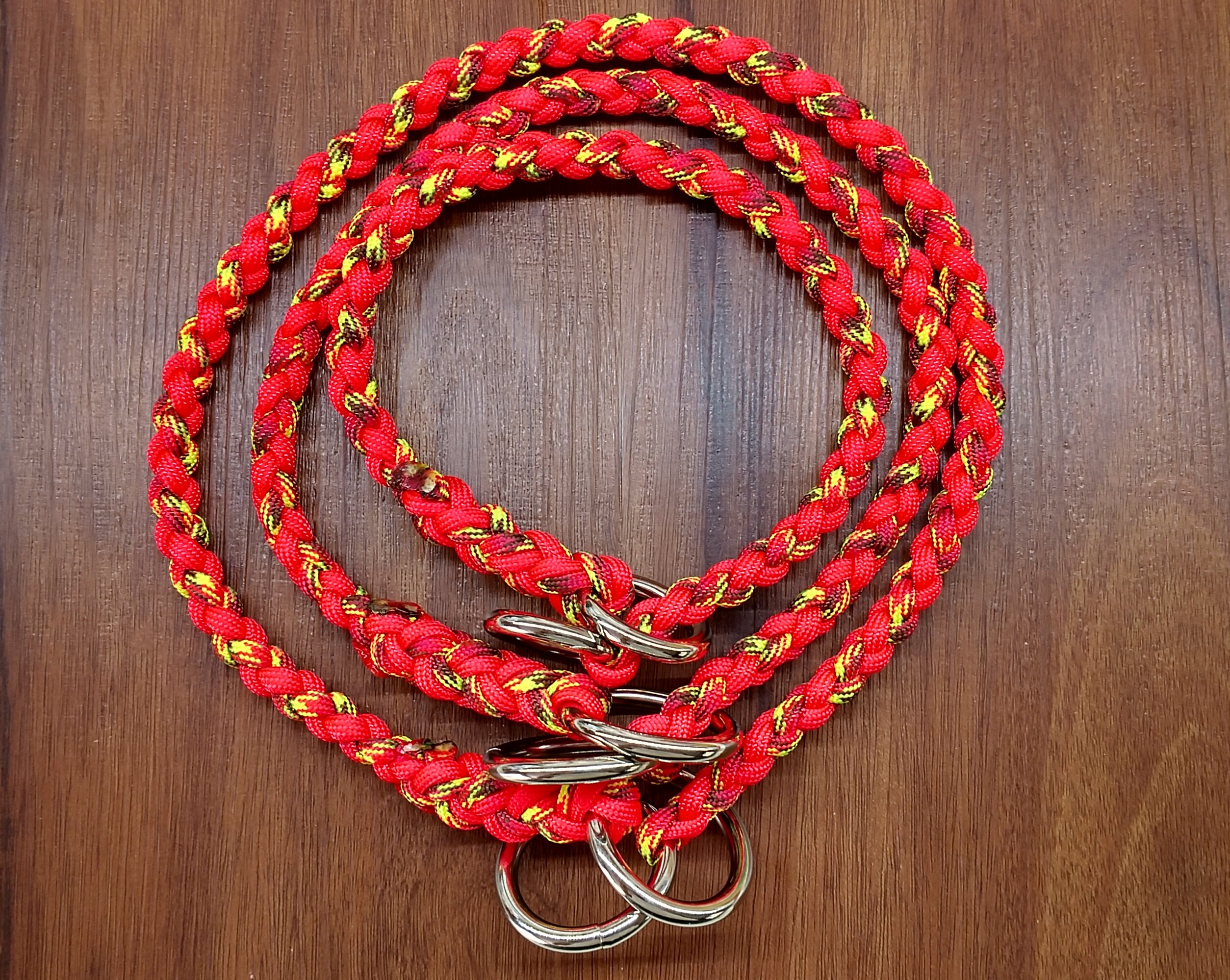 paracord dog choke collar