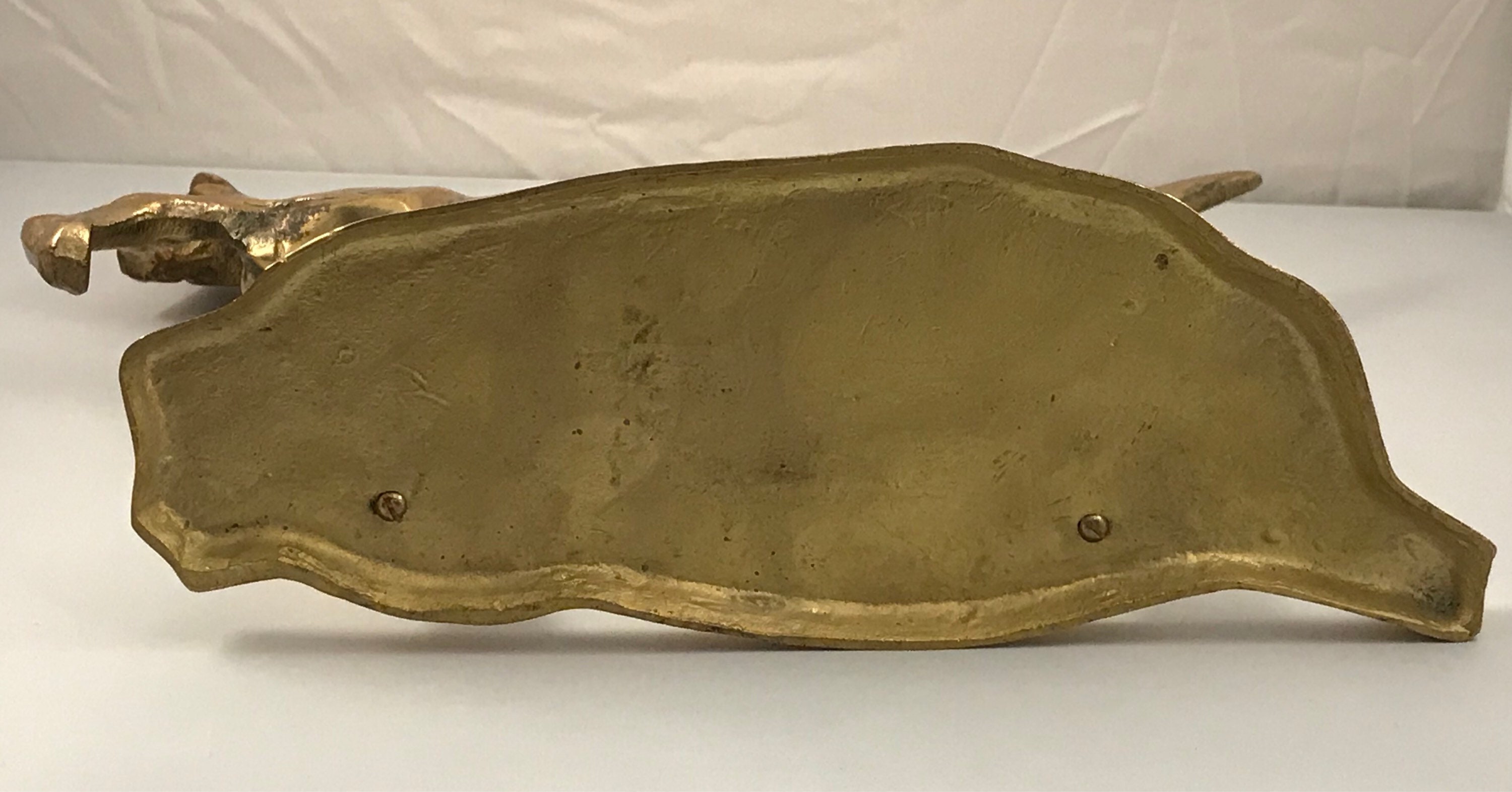 vintage brass horse statue