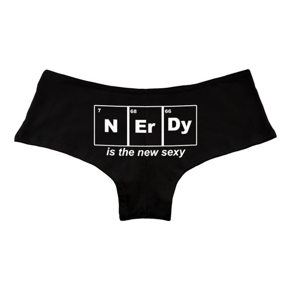 Nerdy is the New Sexy Women's Cotton Boyshort Underwear EF-APP-WU