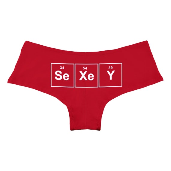 Sexy Periodic Table Women's Cotton Boyshort Underwear EF-APP-WU-00005 