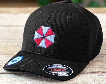Umbrella Corp Logo Embroidered Flexfit Adult Cool & Dry Sport Cap Hat - EF-EAP-H-00075