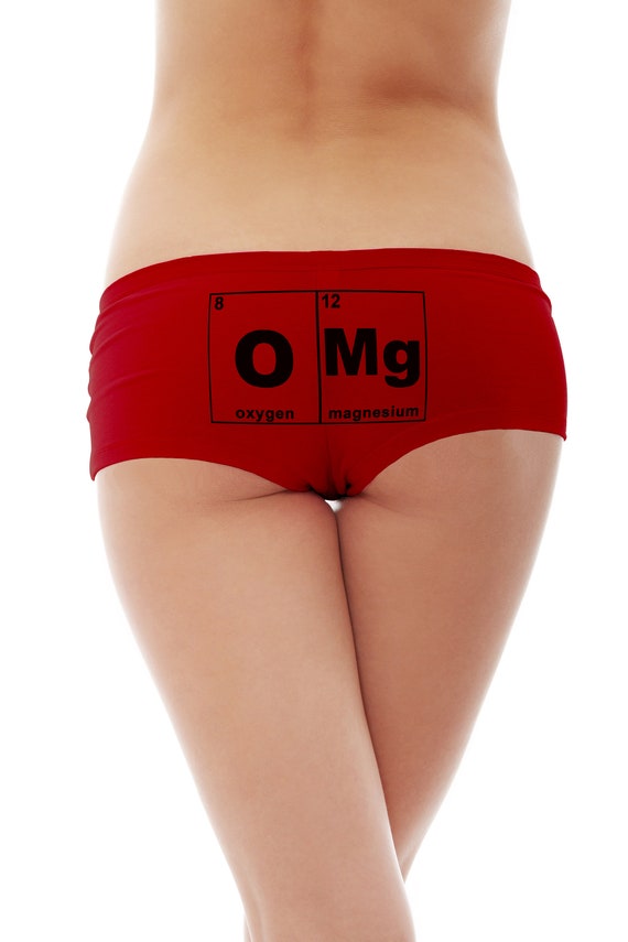 OMG Periodic Table Women's Cotton Boyshort Underwear Ef-app-wu-00004 