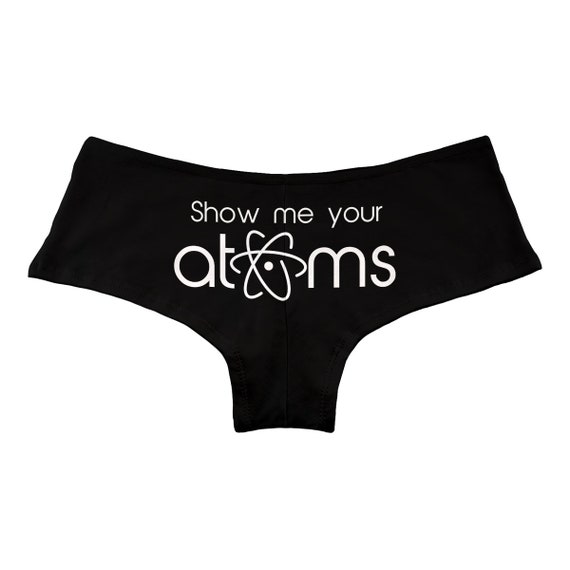 Show Me Your Atoms Women's Cotton Boyshort Underwear EF-APP-WU-00002 