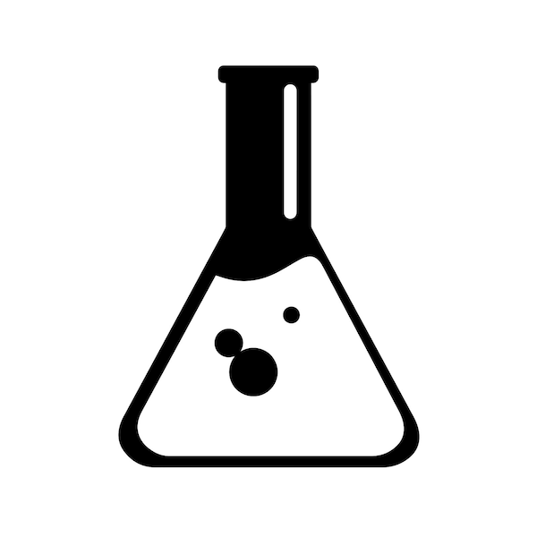 Chemistry Beaker Weatherproof Vinyl Decal - EF-VDC-00063