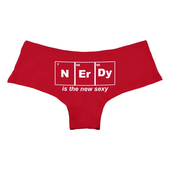 Nerdy is the New Sexy Women's Cotton Boyshort Underwear EF-APP-WU