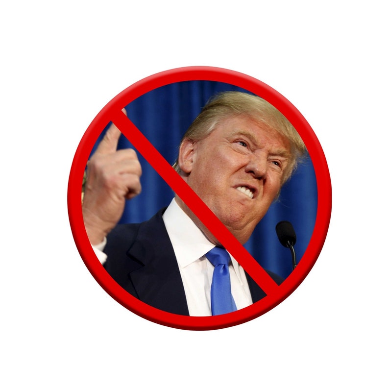 EF-BUT-00045 1.25 Diameter Anti-Trump Pinback Button
