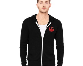 SW Rebel Alliance Tri-Blend Full-Zip Lightweight Hoodie - EF-EAP-mh-00005