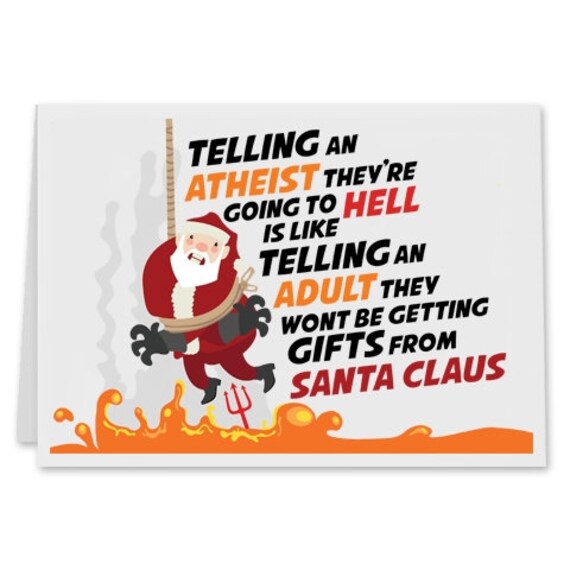 Telling Atheists Theyre Going to Hell /… Refrigerator Magnet