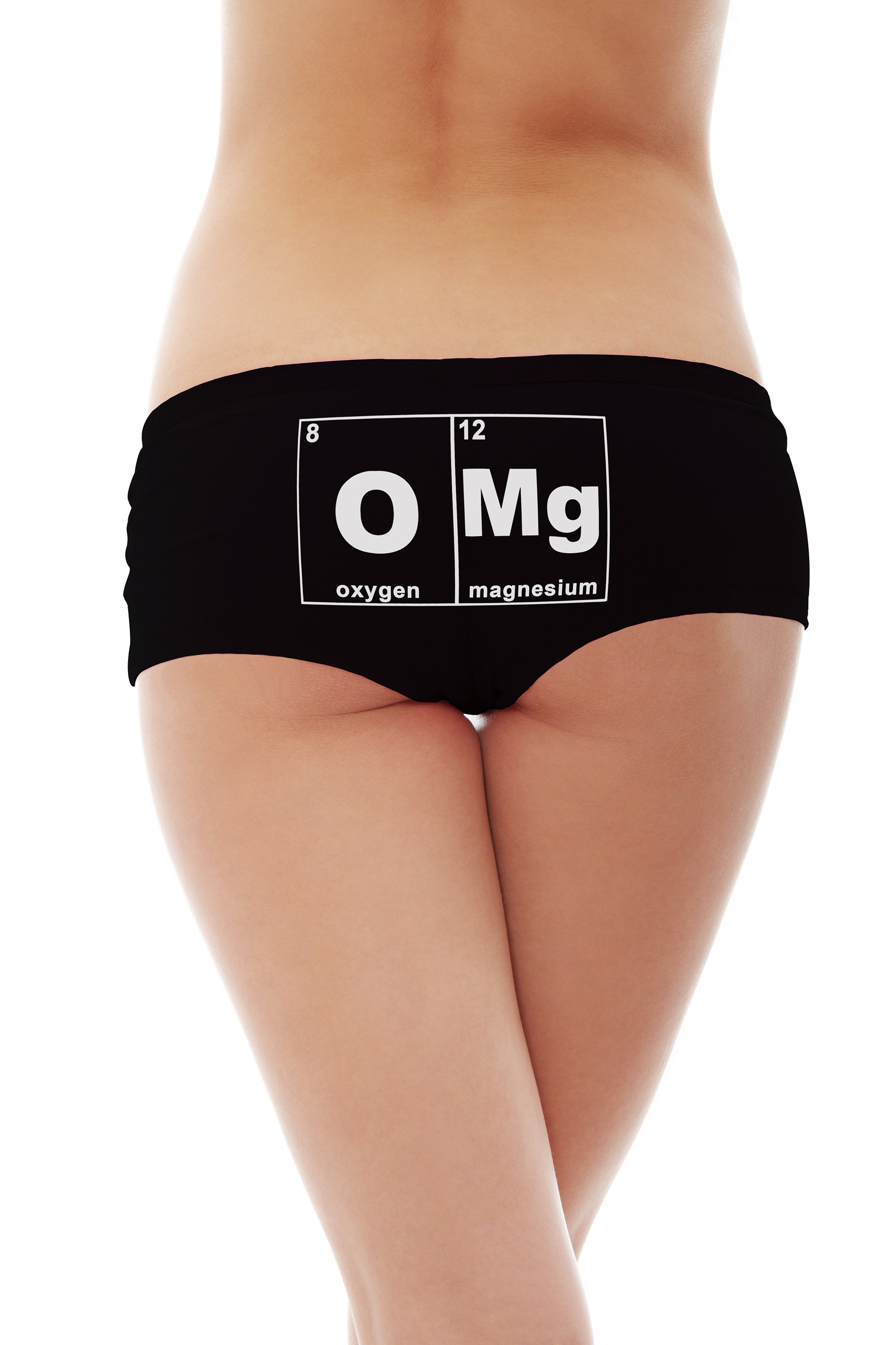 OMG Periodic Table Women's Cotton Boyshort Underwear Ef-app-wu