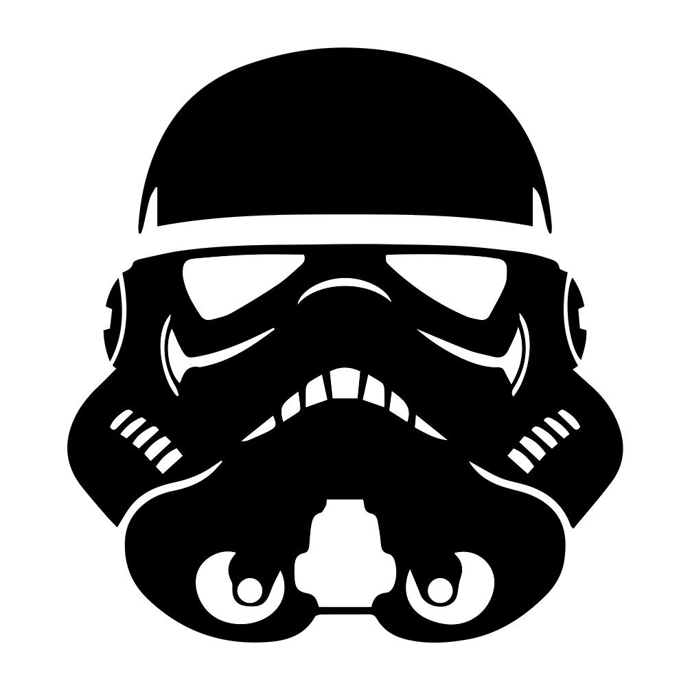 SW Stormtrooper Pilot Helmet Weatherproof Vinyl Decal Etsy