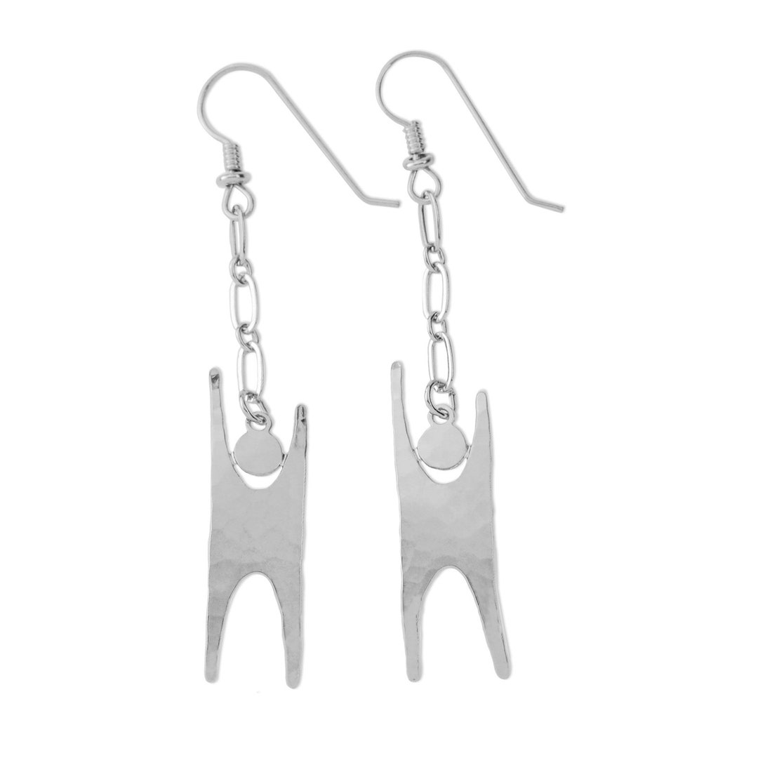 Humanist Symbol Earrings 1 1/4 Tall EFJWLE00022 Etsy