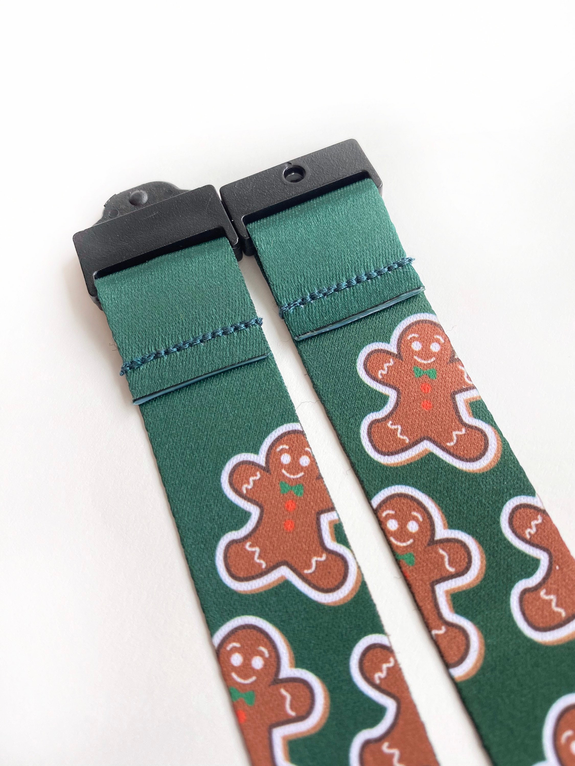 Gingerbread Cookie Lanyard Festive Christmas Lanyard Etsy UK