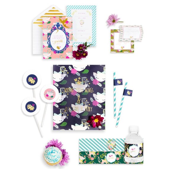 Woodland Birthday Box Woodland Animals Enchanted Forest Fairy Etsy