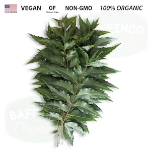 Fresh Neem Leaves High Quality ALL NATURAL Organic Florida Grown