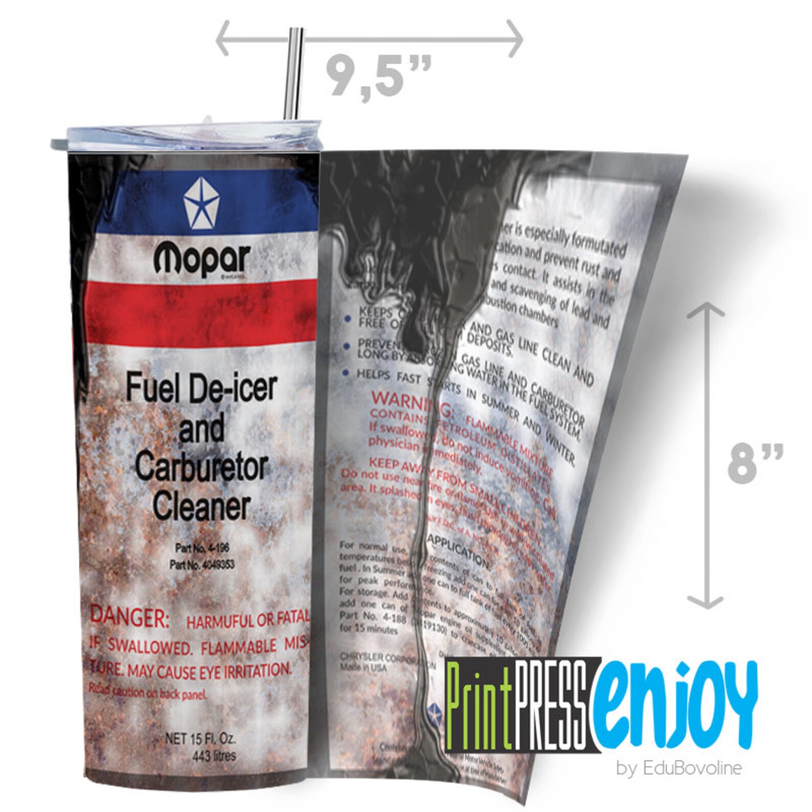 MOPAR Fuel DeIcer and carburator Cleaner SVG png file Etsy