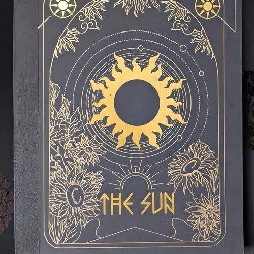 The Sun Tarot Sketchbook - Occult - Witch - Goth - Aesthetic - Handmade
