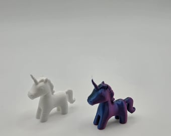 Mini unicorn figurine (set of 10)