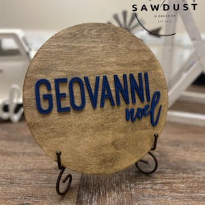 Name Plate for Baby | Birth Announcement Sign | Wood Baby Name Sign | Name Announcement Sign | Newborn Photo Prop | Kid Room Name Sign