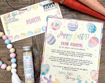 Personalized Letter from the Easter Bunny | Custom Bunny Letter | Letter from Easter Bunny | Easter Letter | Bunny Bait | Bunny Food