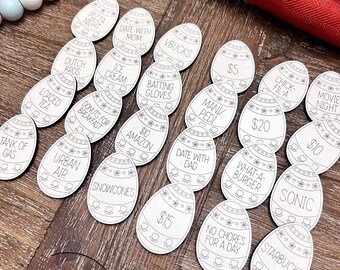 Easter Egg Hunt Tokens | Teen Easter Tokens | Kid Easter Tokens | Reward Tokens | Personalized Tokens | Easter Eggs Coins