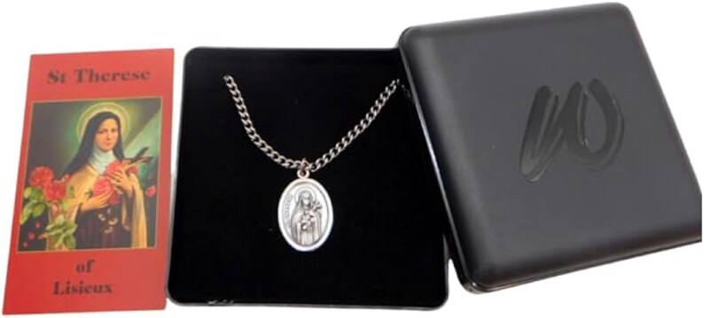 Westmon Works St Therese Medal Ladies Necklace Set With Medallion on a ...