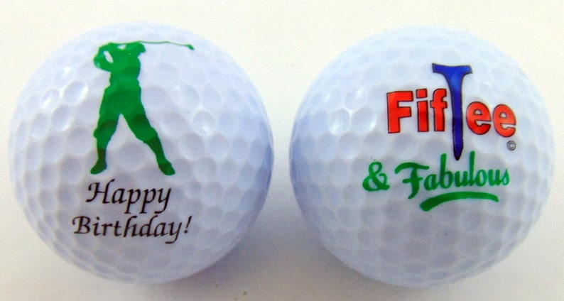 50th Birthday Golf Balls Gift Pack for for Golfers - Etsy Canada