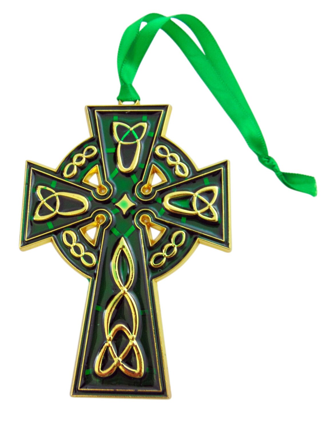 Celtic Cross Irish Christmas Ornament Decoration 4 1/2 Inch Etsy
