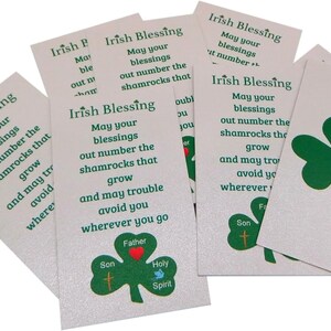 Irish Blessing Holy Card Bulk Set Bundle With Prayer From Ireland Pack ...