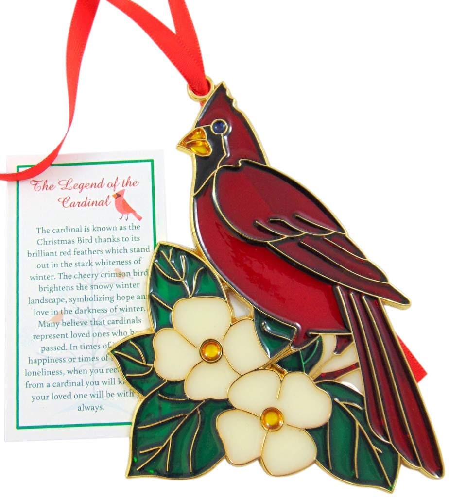 Westmon Works Cardinal Ornament with Legend Card Christmas Tree Decoration Gift, 5 Inch