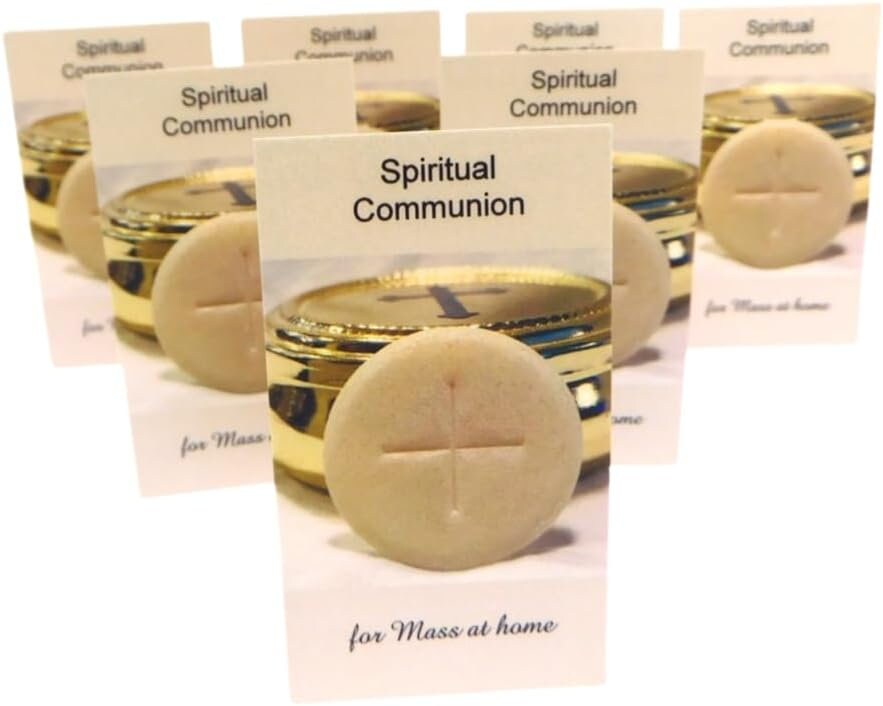 Spiritual Communion Holy Card Catholic Mass Prayer Bulk Pack Bundle for ...
