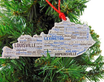 Westman Works Kentucky Christmas Ornament Wooden Tree Decoration Gift  , 5 Inch