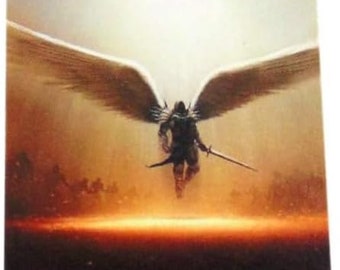 聖ミカエル聖祈祷カード、大天使戦士聖人、10枚セット