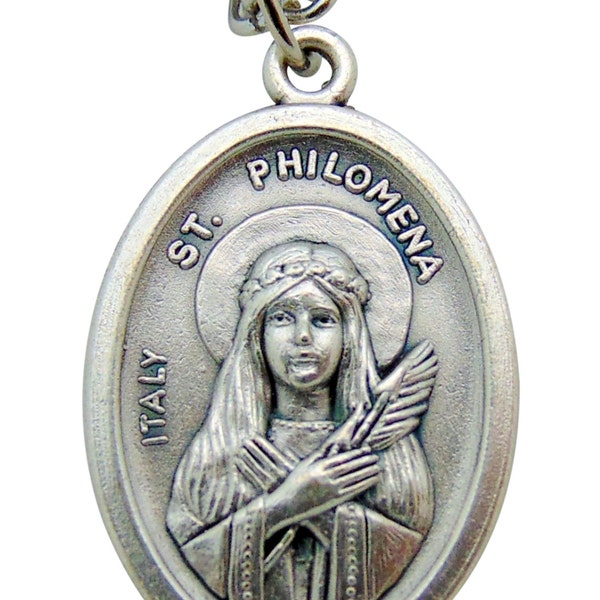 St Philomena Medals Etsy