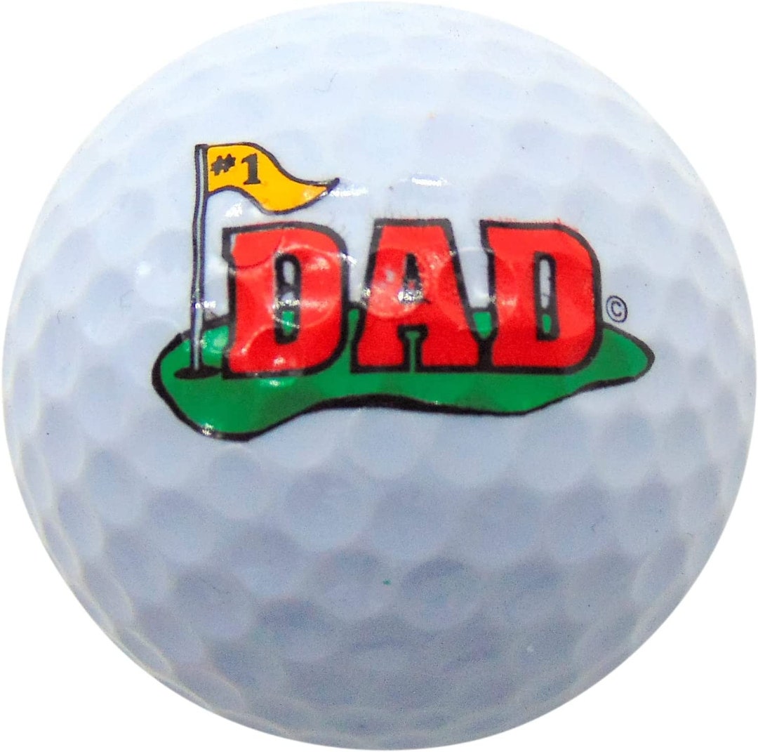 Dad Golf Ball Father's Day or Birthday Novelty Golfer Etsy