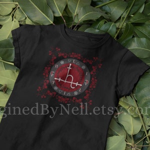 Lilith Sigil T-Shirt, Gothic Witch Fashion, Pagan Tee